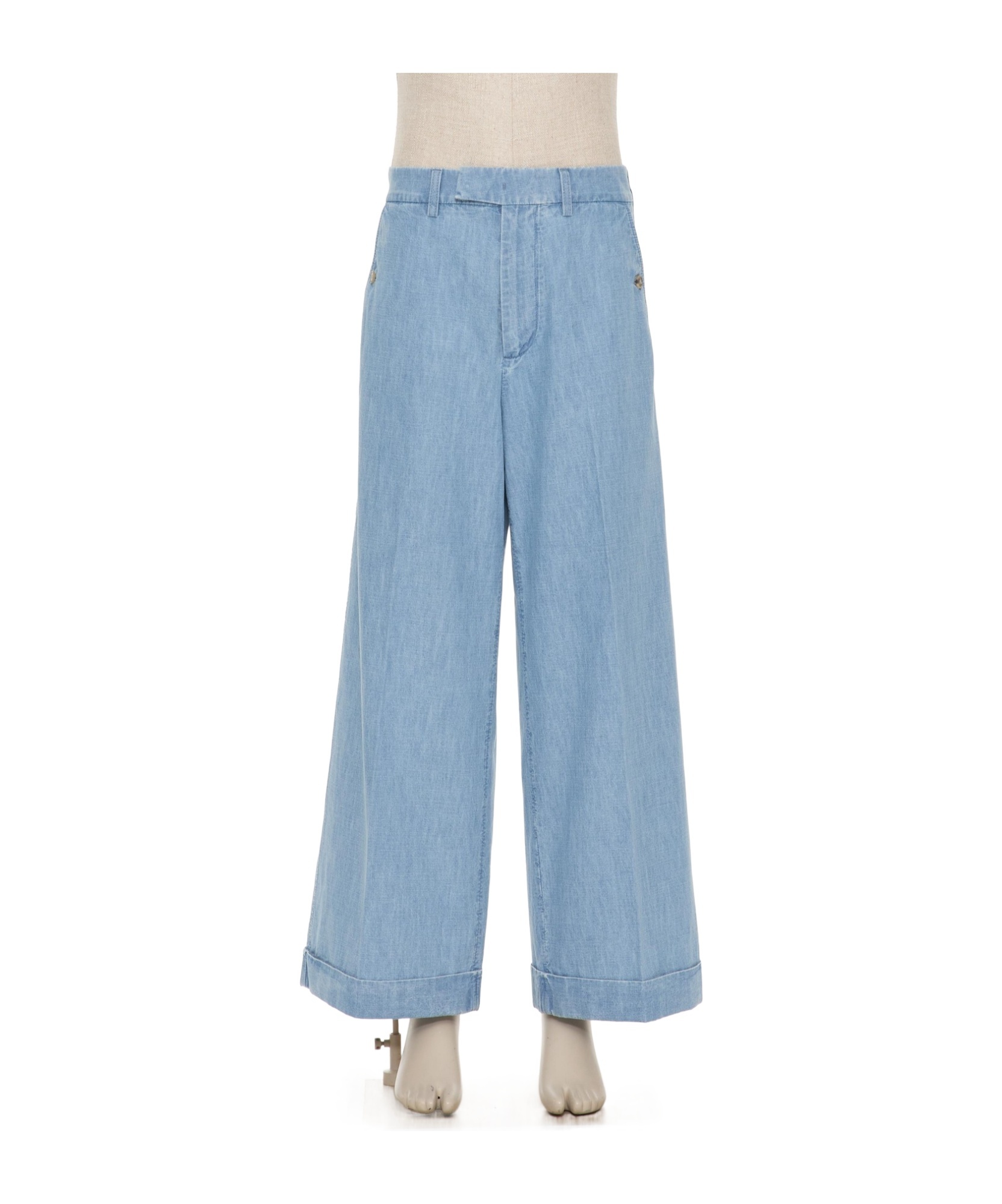 Valentino Multi-pocket Jeans In Blue