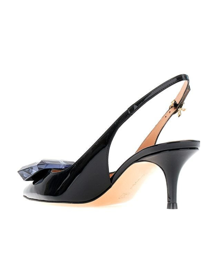 Gianvito Rossi Black Leather Jaipur Pumps In Black