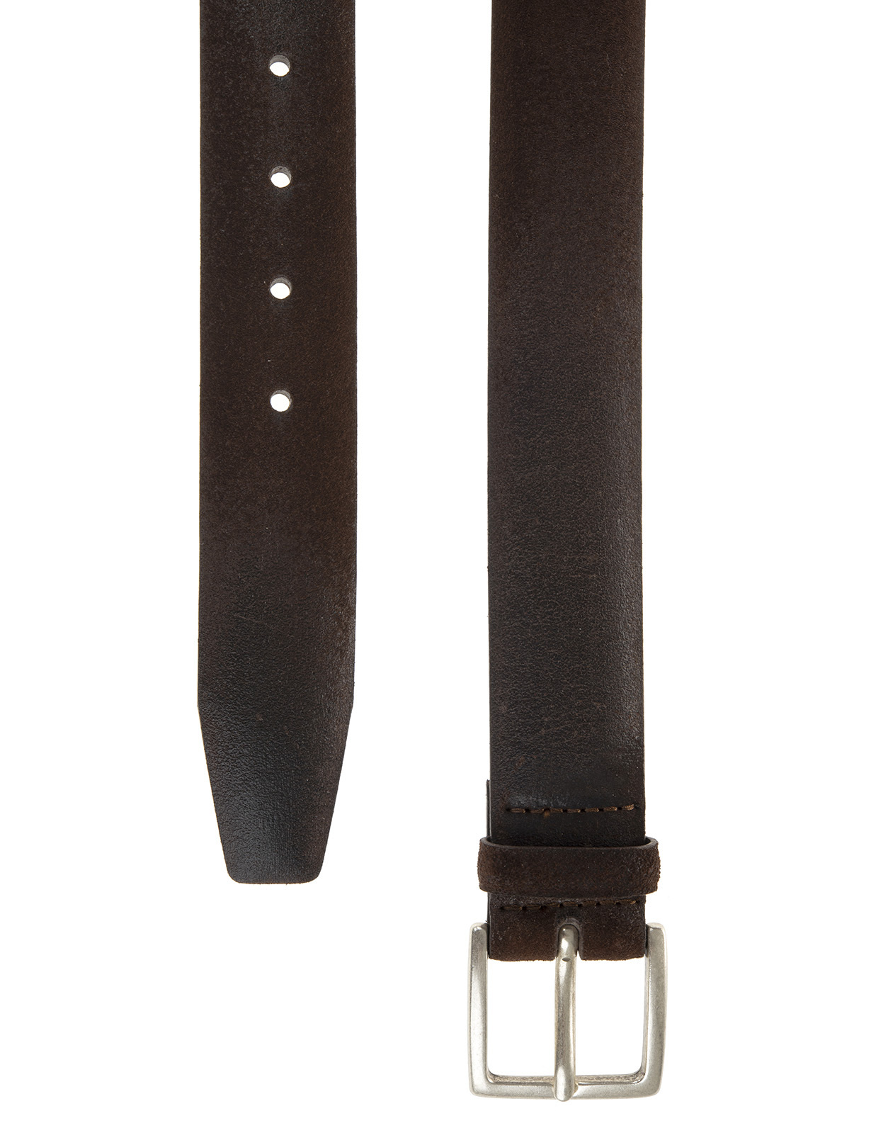 Orciani Buckle-fastening Suede Belt In Black