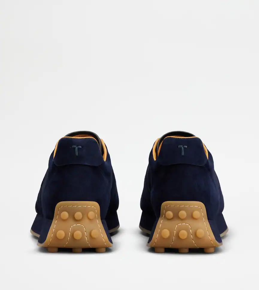 Tod's Lace Up Sneakers In Blue