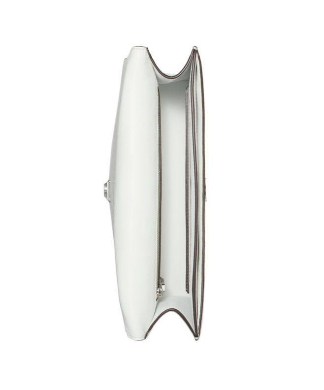 Tory Burch Fleming Shoulder Bag In White