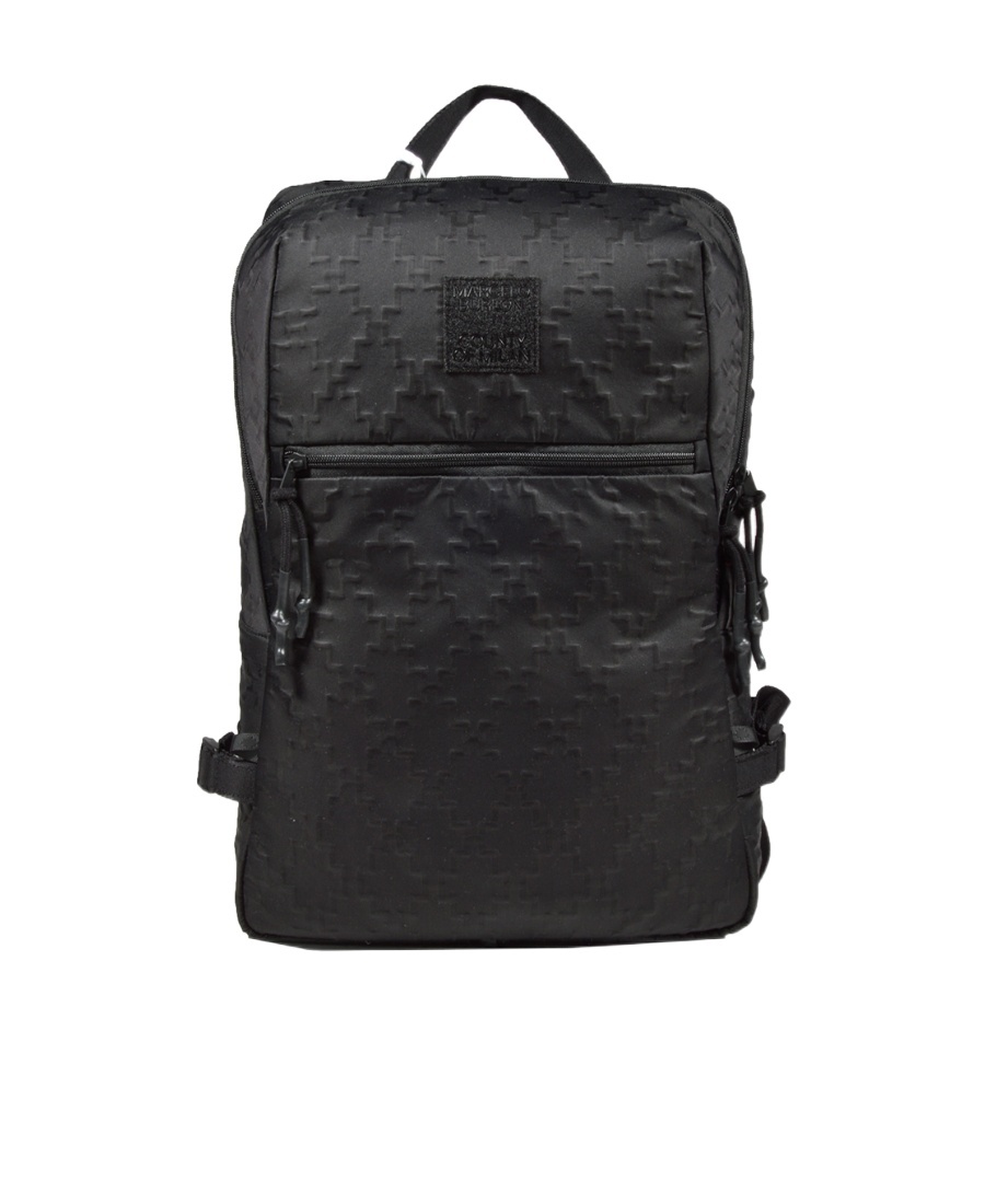 MARCELO BURLON COUNTY OF MILAN LOGO-PATCH EMBOSSED BACKPACK 