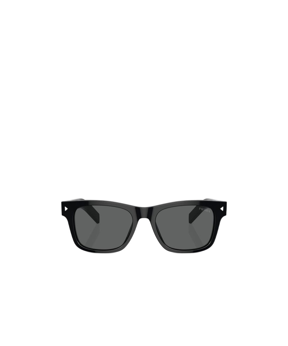 Prada Pantos Acetate Sunglasses With Unique Temple Design In Black