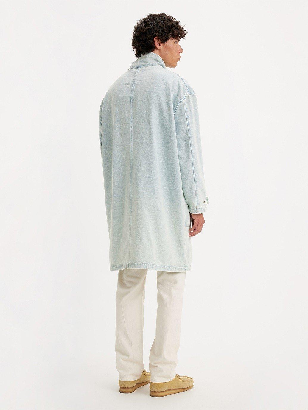 Levi's Long-sleeved Denim Coat In White