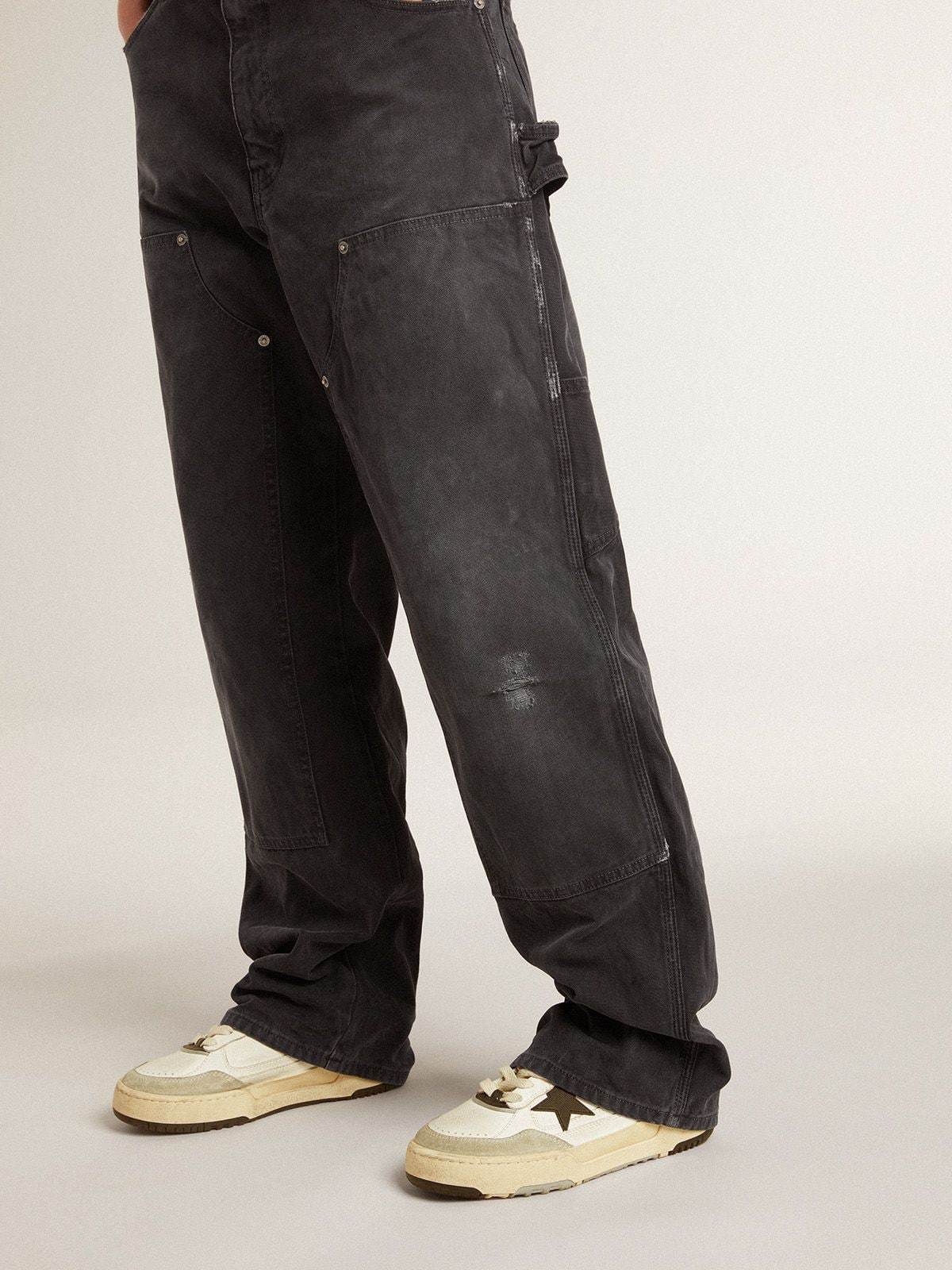 Golden Goose Forty2 Leather Upper Heel And Spur Suede Toe Rubber Star In Multi