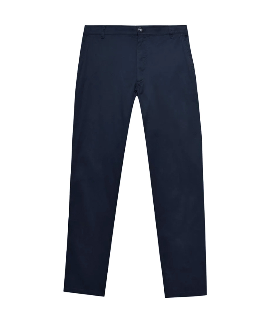 Ea7 Straight Casual Pants In Black