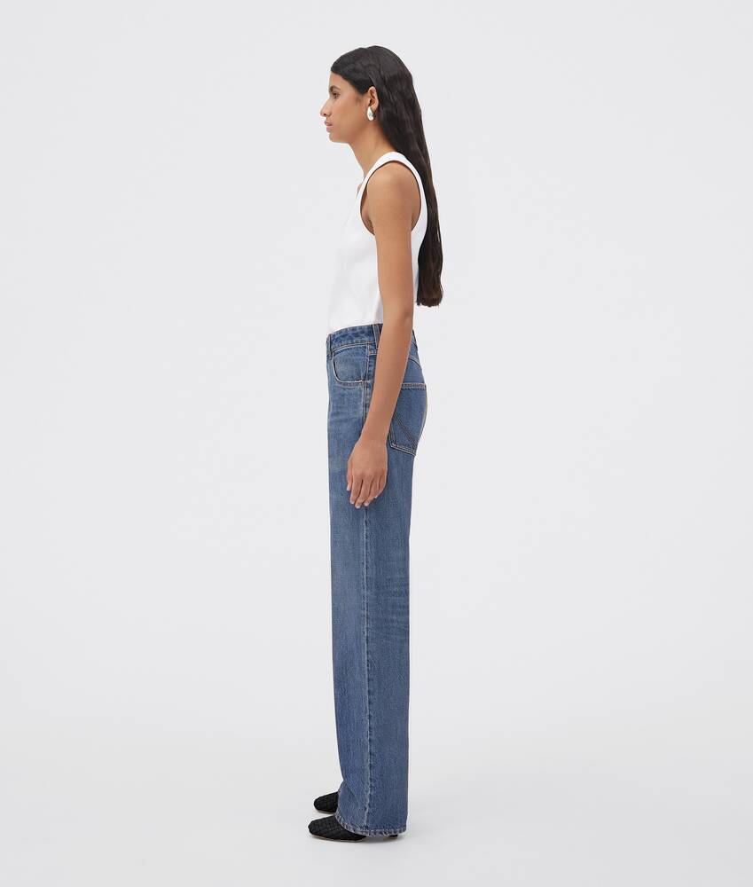 BOTTEGA VENETA HIGH-RISE STRAIGHT-LEG JEANS 