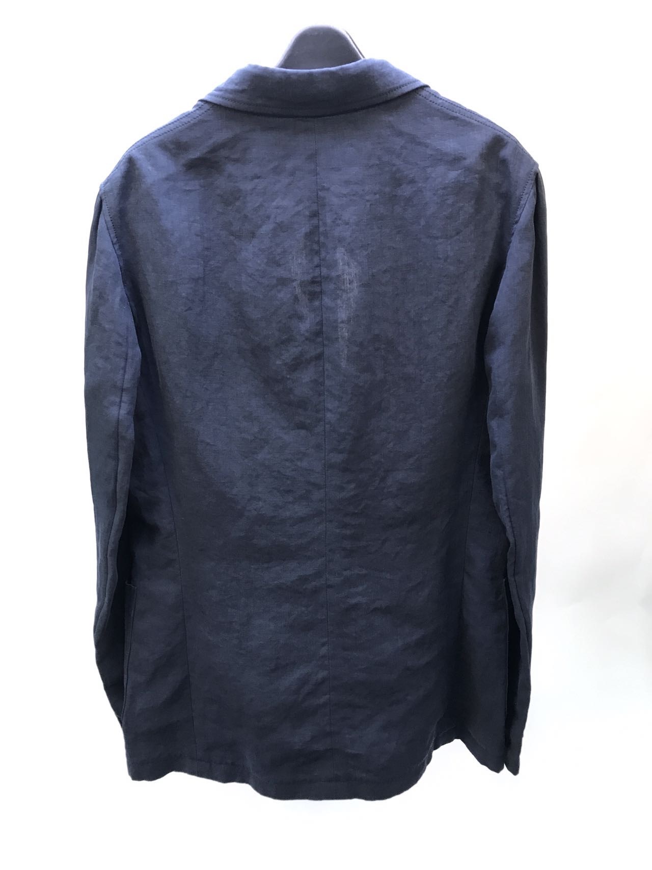 Armani Collezioni Long Sleeved Suit Jacket In Black
