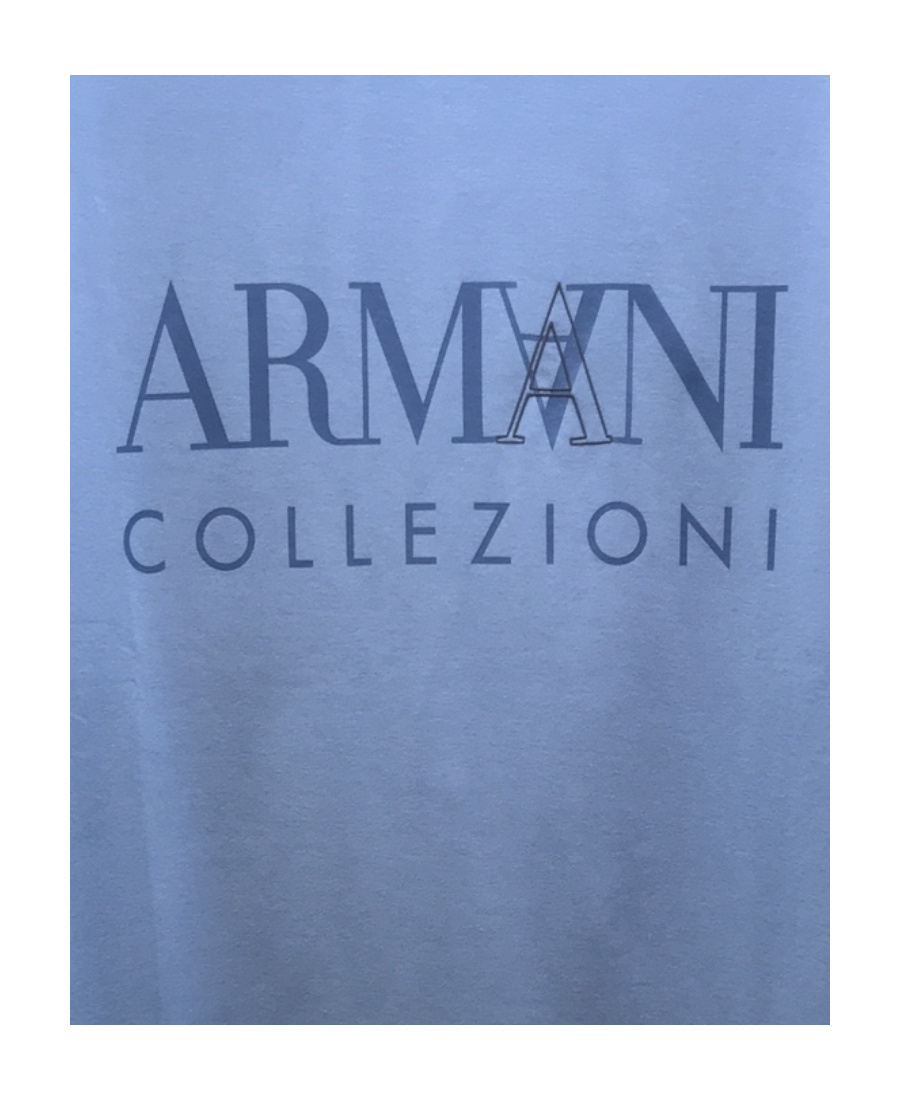 ARMANI COLLEZIONI LOGO DETAILS SHORT-SLEEVED T-SHIRT