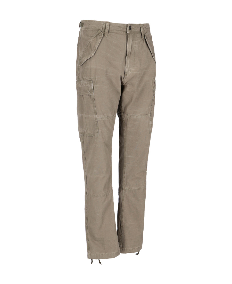 Polo Ralph Lauren Logo Patch Cargo Pants In Gray