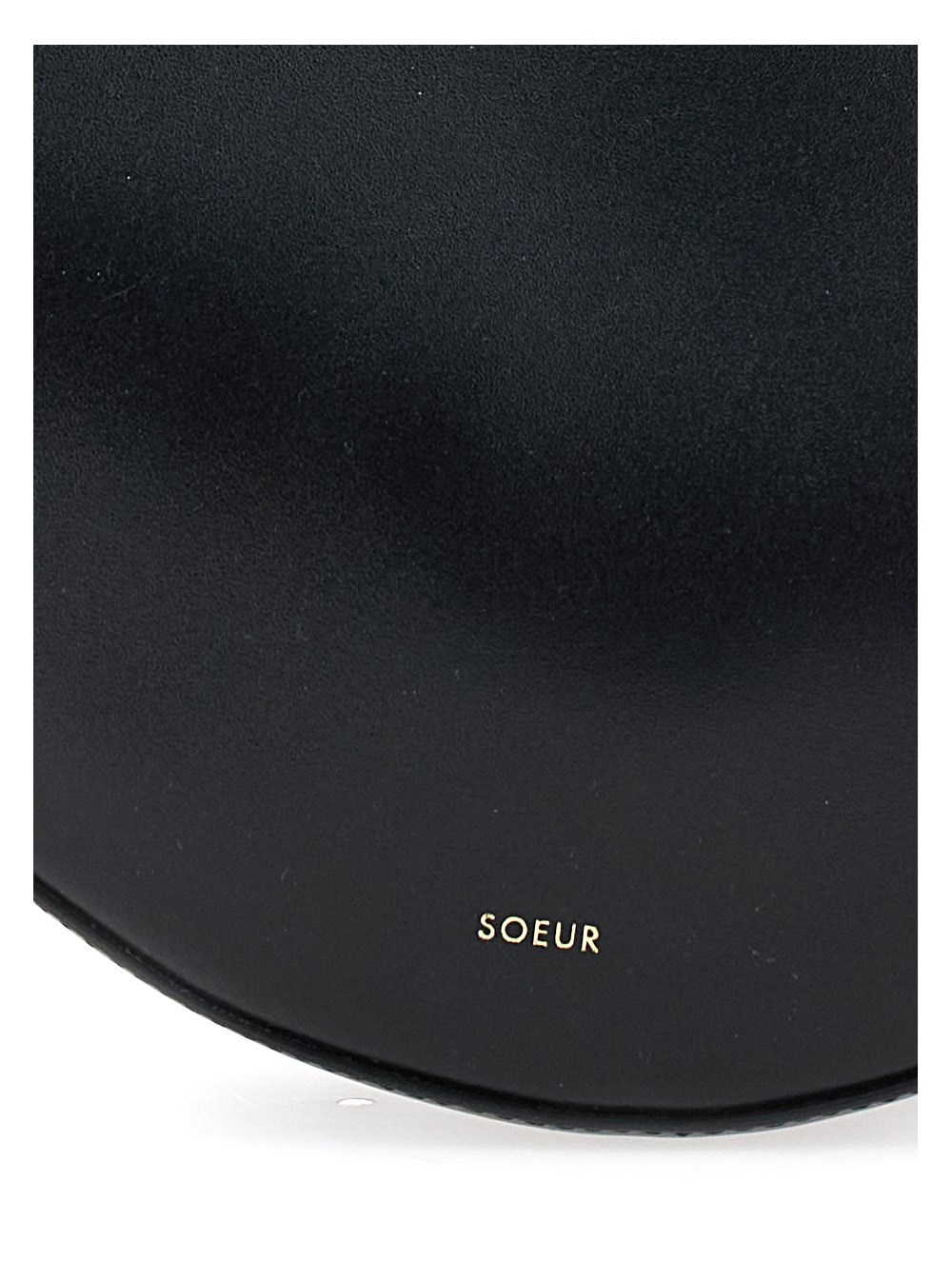 Soeur Crescent Shape Shoulder Bag In Black