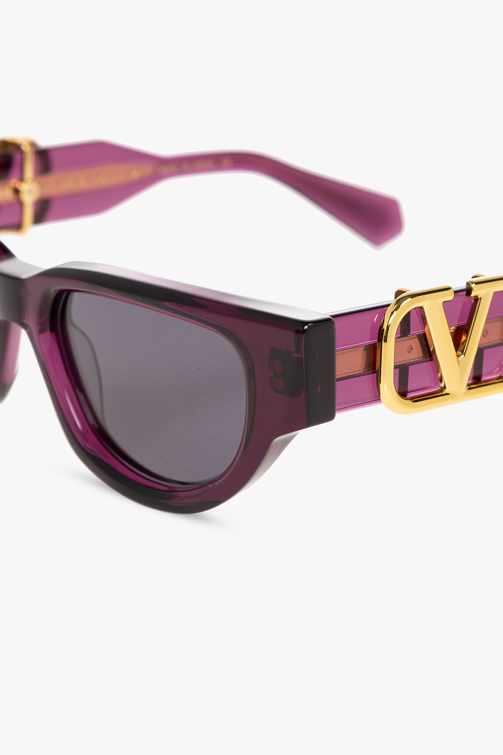 Valentino Eyewear Cat-eye Sunglasses In Gray