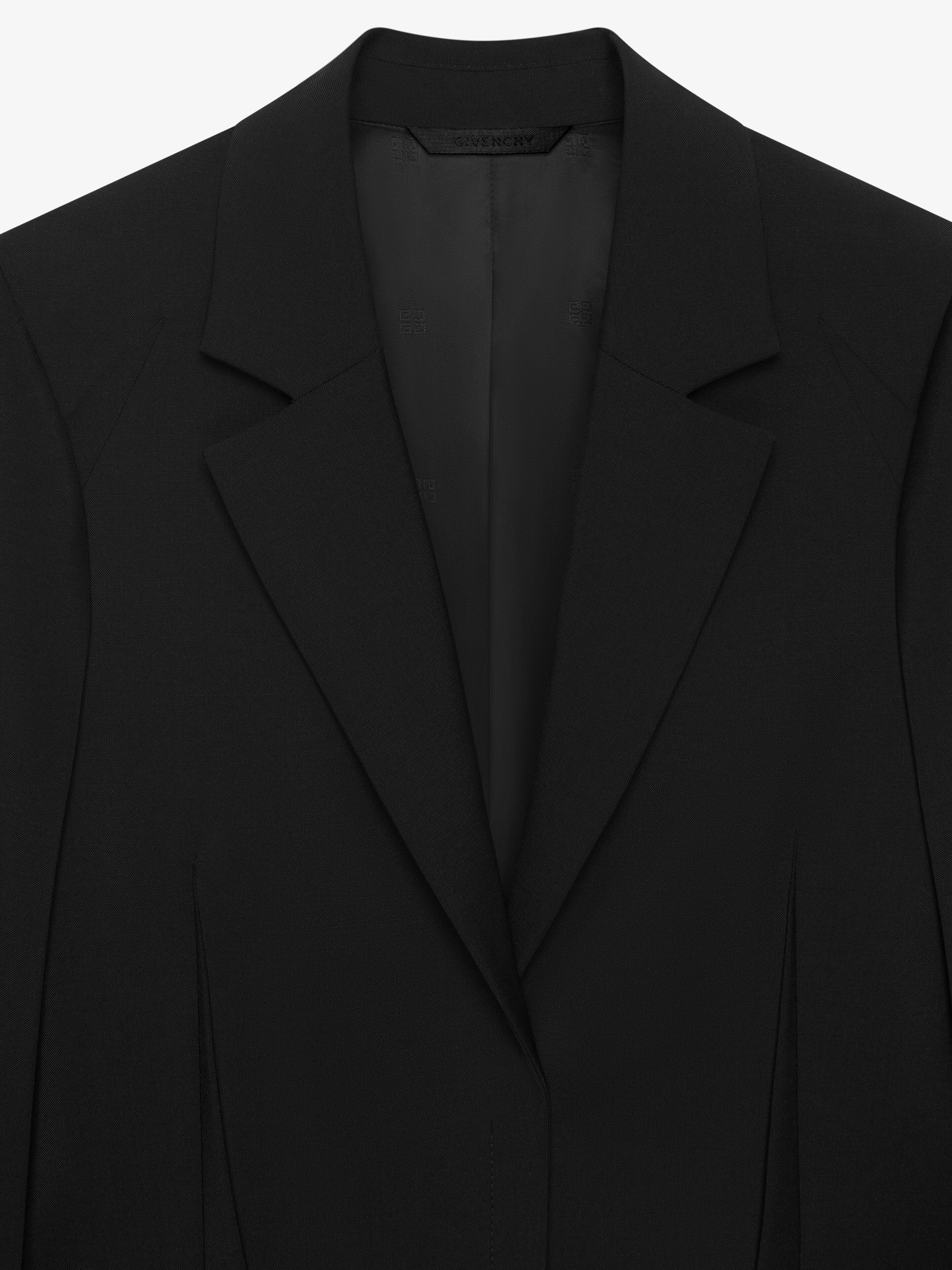 Givenchy Slim-fit Dart Jacket In Black