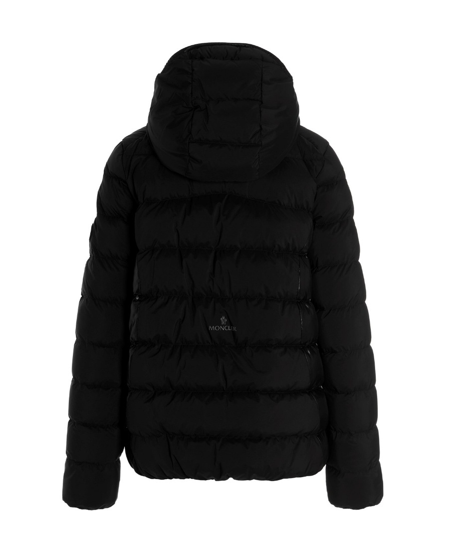 Moncler Black Filled Down Jacket In Black