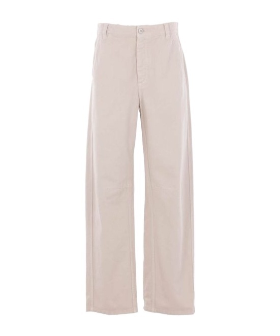 Brunello Cucinelli Embellished Twill Trousers In Gold