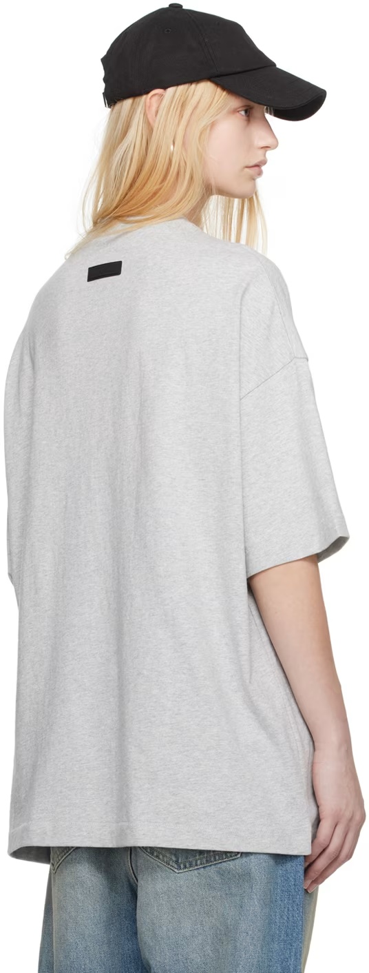 Essentials Item O-neck Short-sleeved T-shirt In White