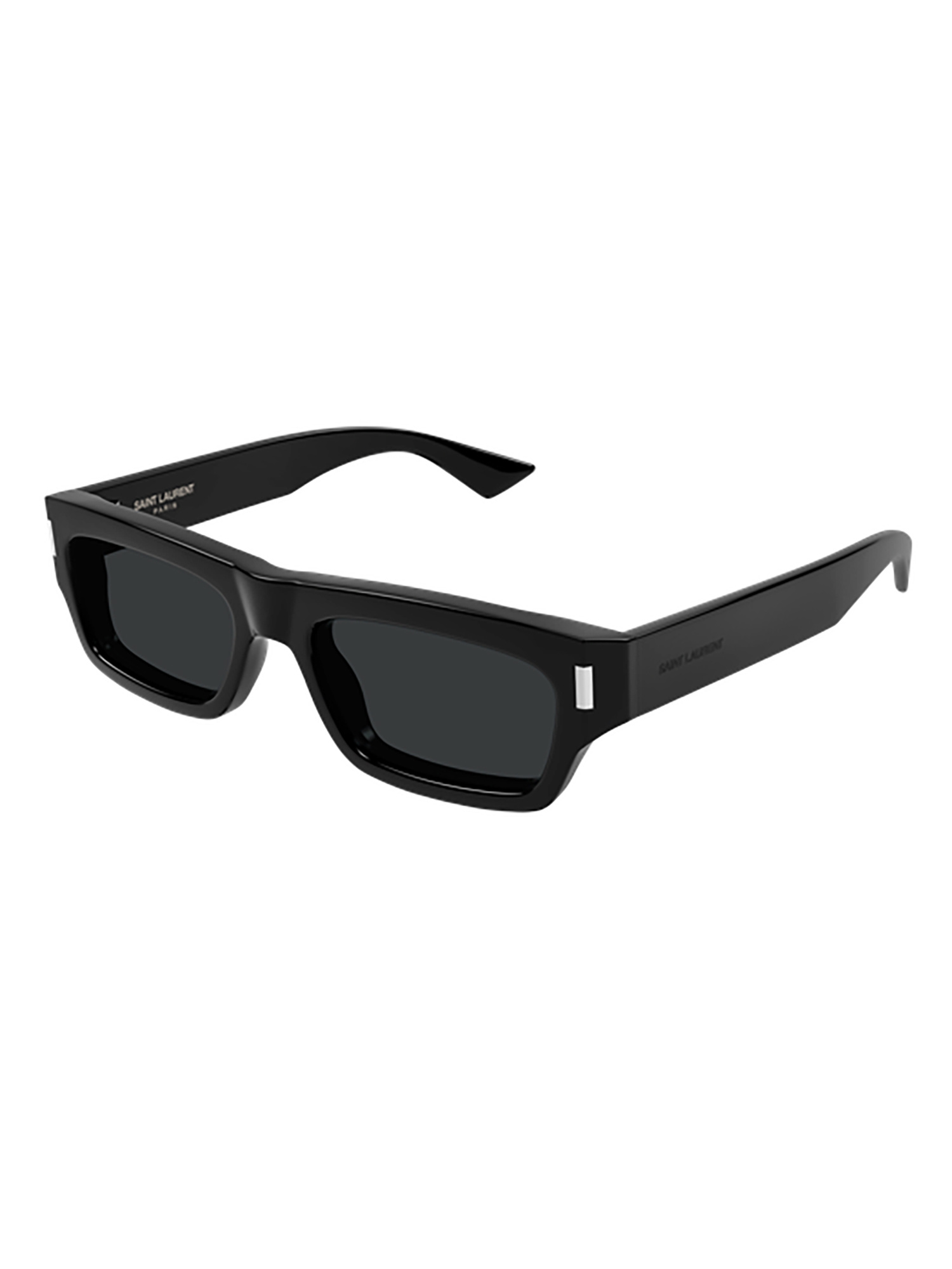 Saint Laurent 54mm Rectangular Sunglasses In Black