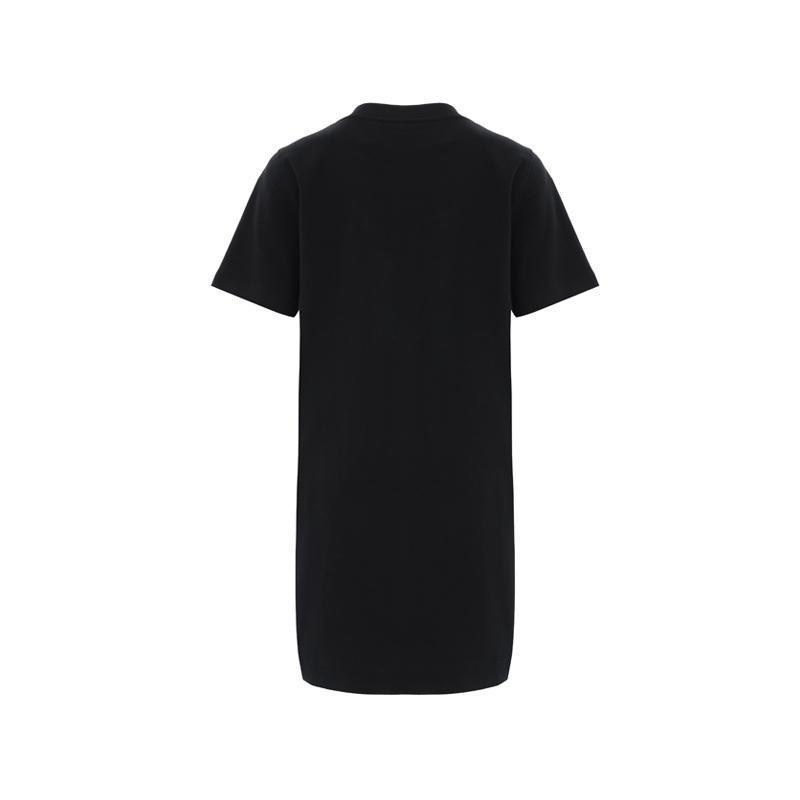 Moschino Logo Dress In Black