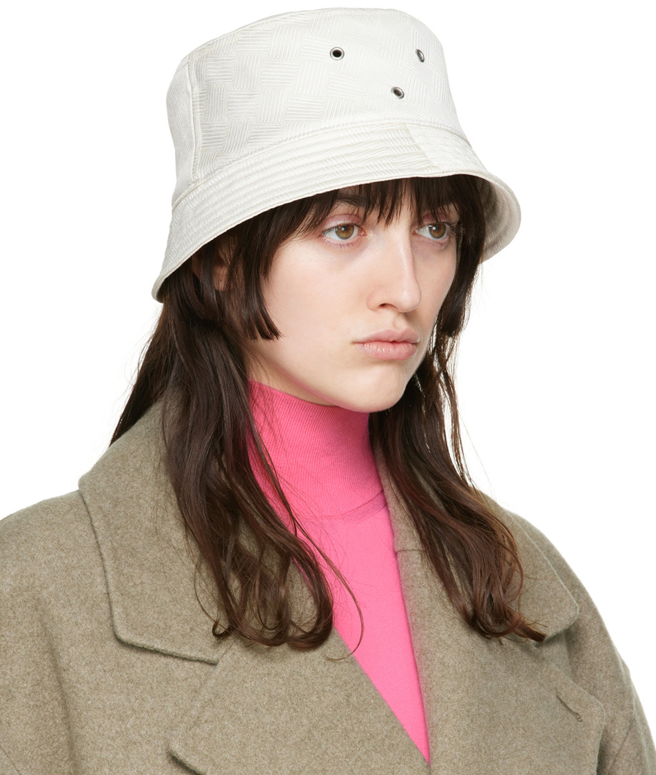 BOTTEGA VENETA INTRECCIATO-JACQUARD BUCKET HAT 