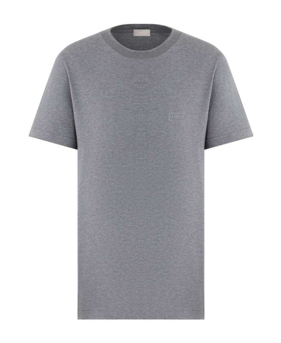 Dior Icons Short Sleeved T-shirt In Gray
