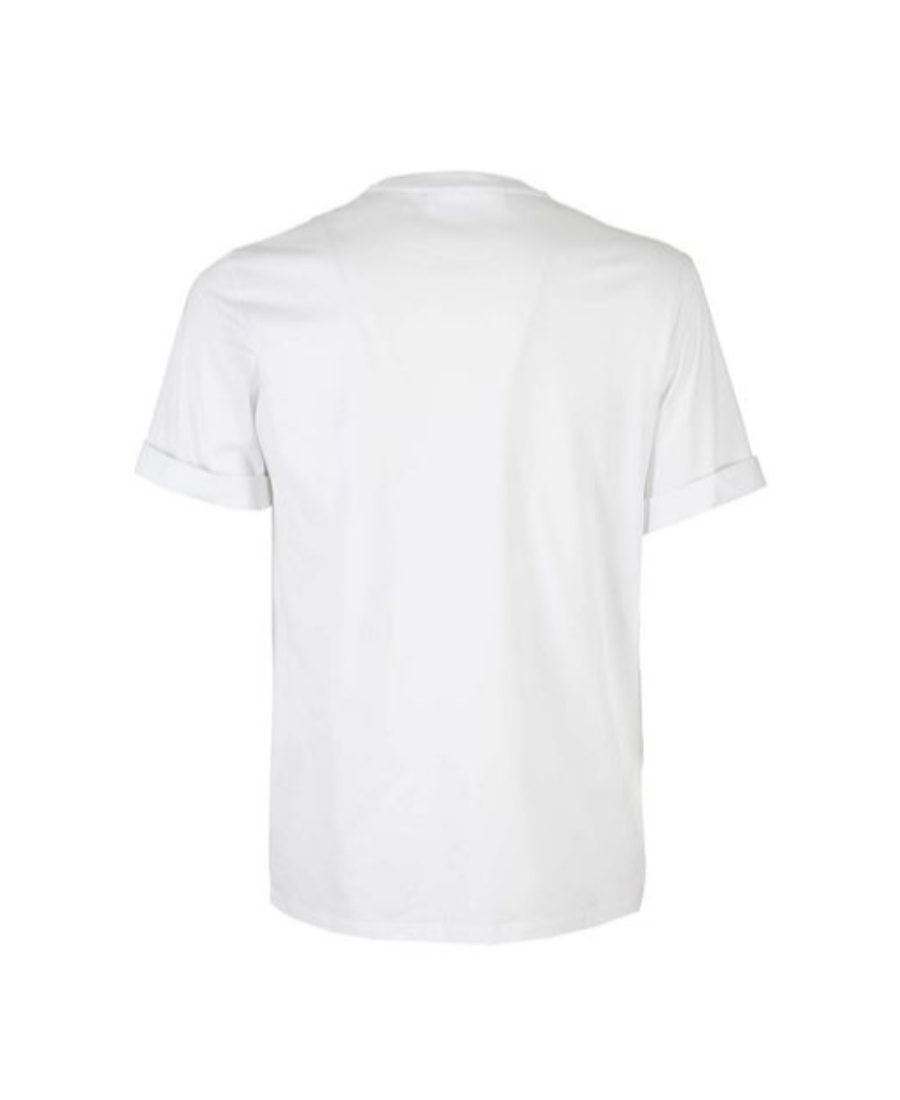 Neil Barrett Short-sleeved T-shirt With Round Neck In White