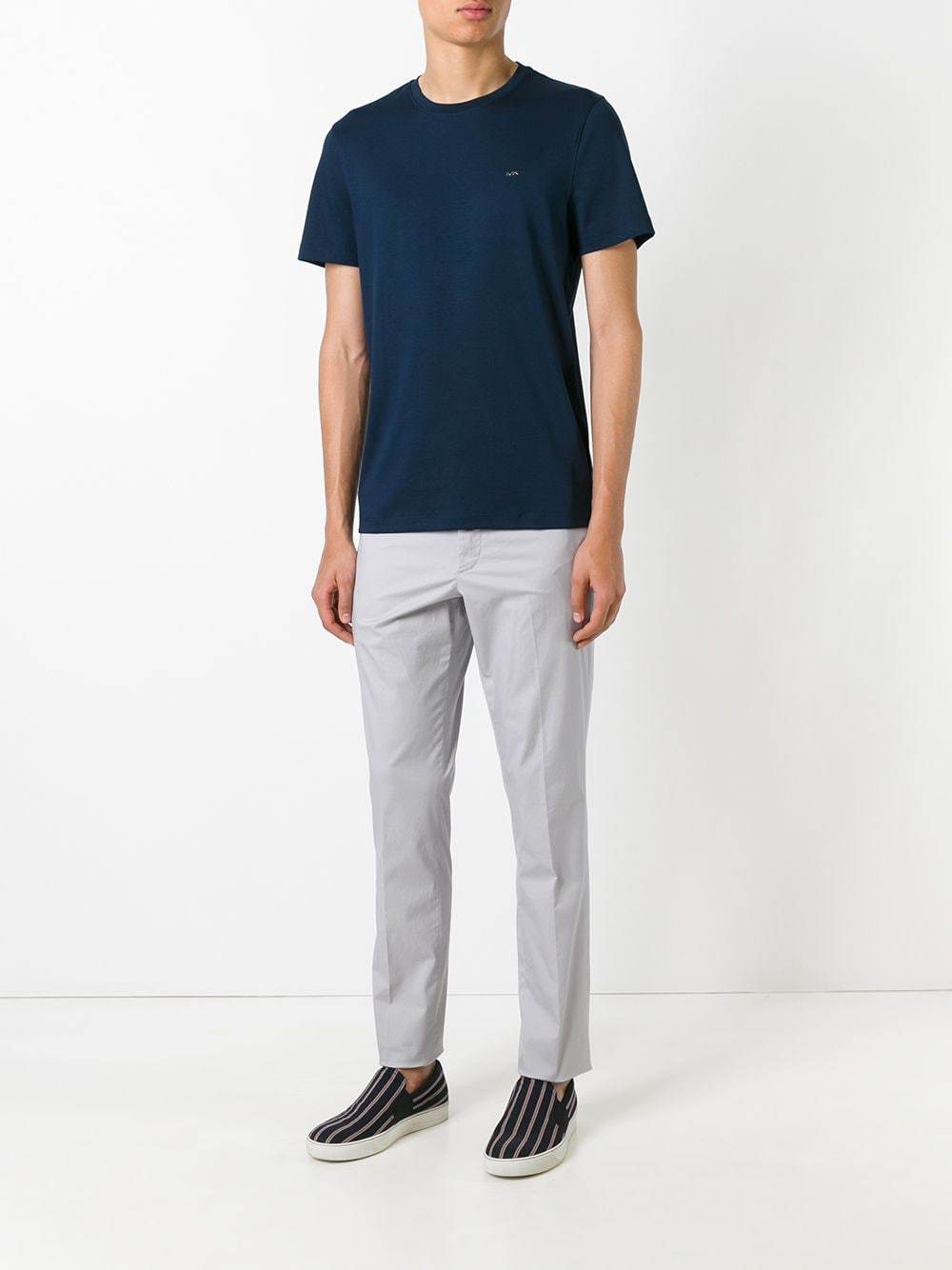 Michael Kors Basic T-shirt In Blue