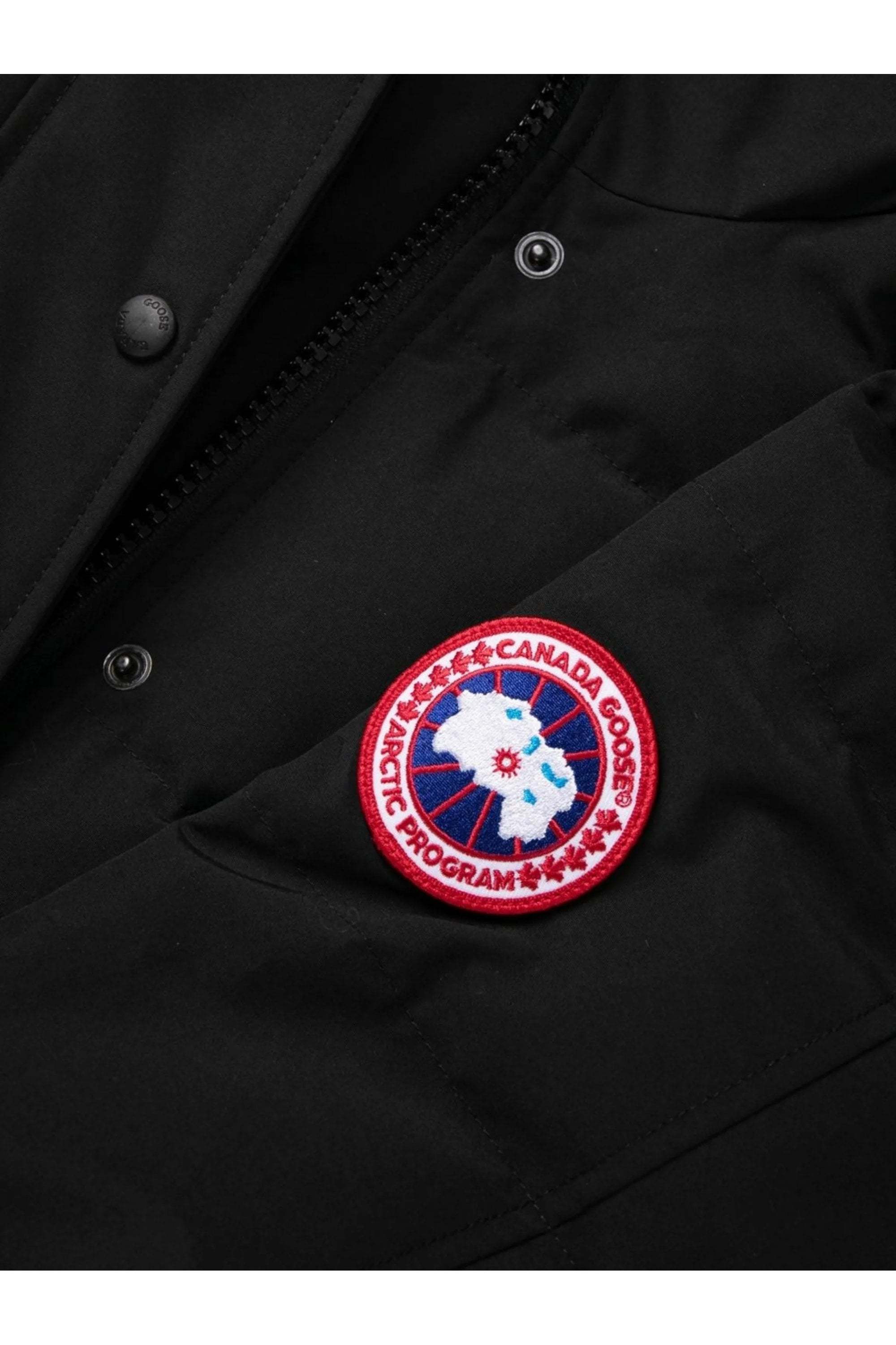 Canada Goose Shelburne Hooded Arctic-tech Parka In Black