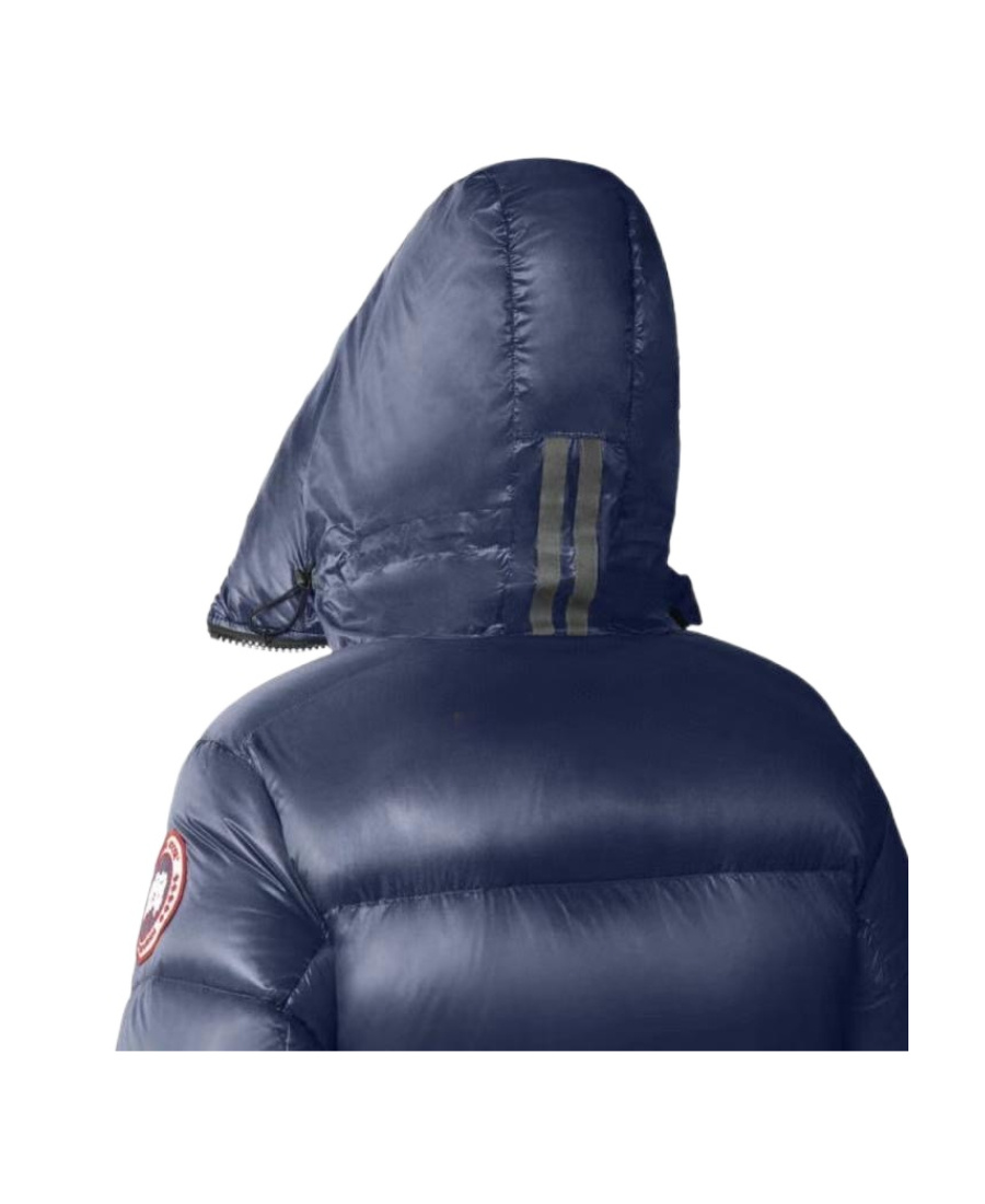 Canada Goose Navy Crofton Puffer Down Jacket In Black