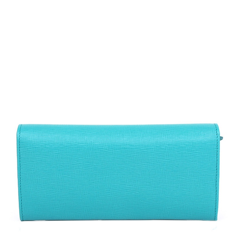 Fendi Long Purse In Green