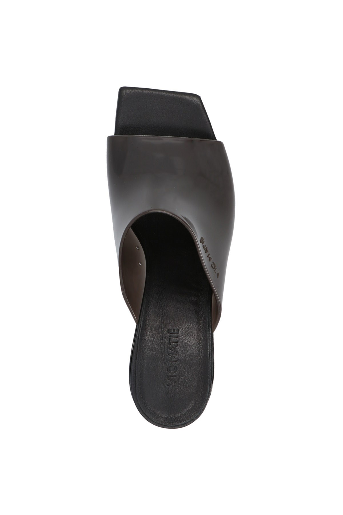 Vic Matie Open-toe Mule Sandals In Black