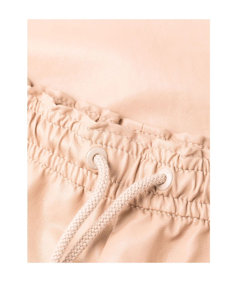Stella Mccartney Alter Mat Track Shorts In Nude