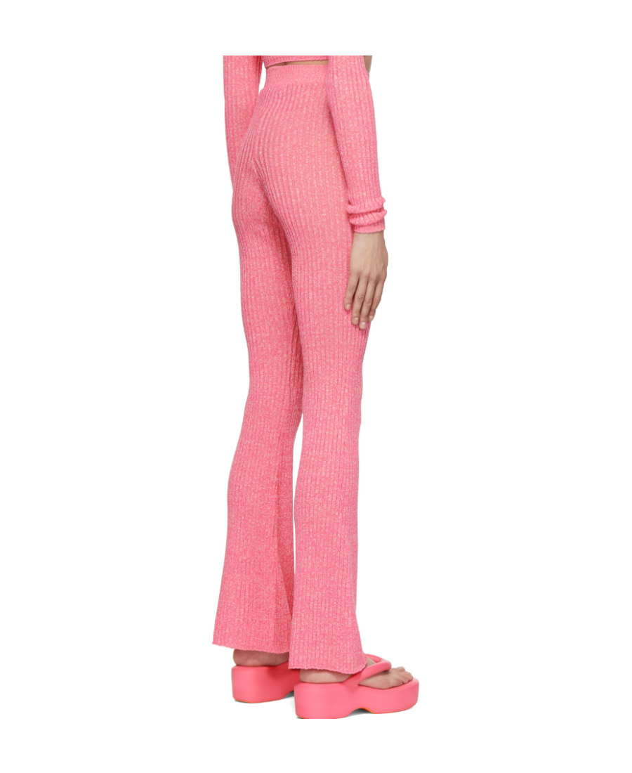Msgm Logo Sweatpants In Pink