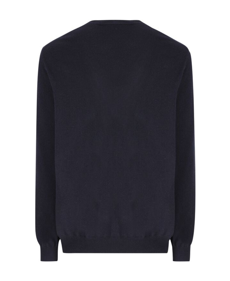 Loro Piana Classic V-neck Sweater In Blue