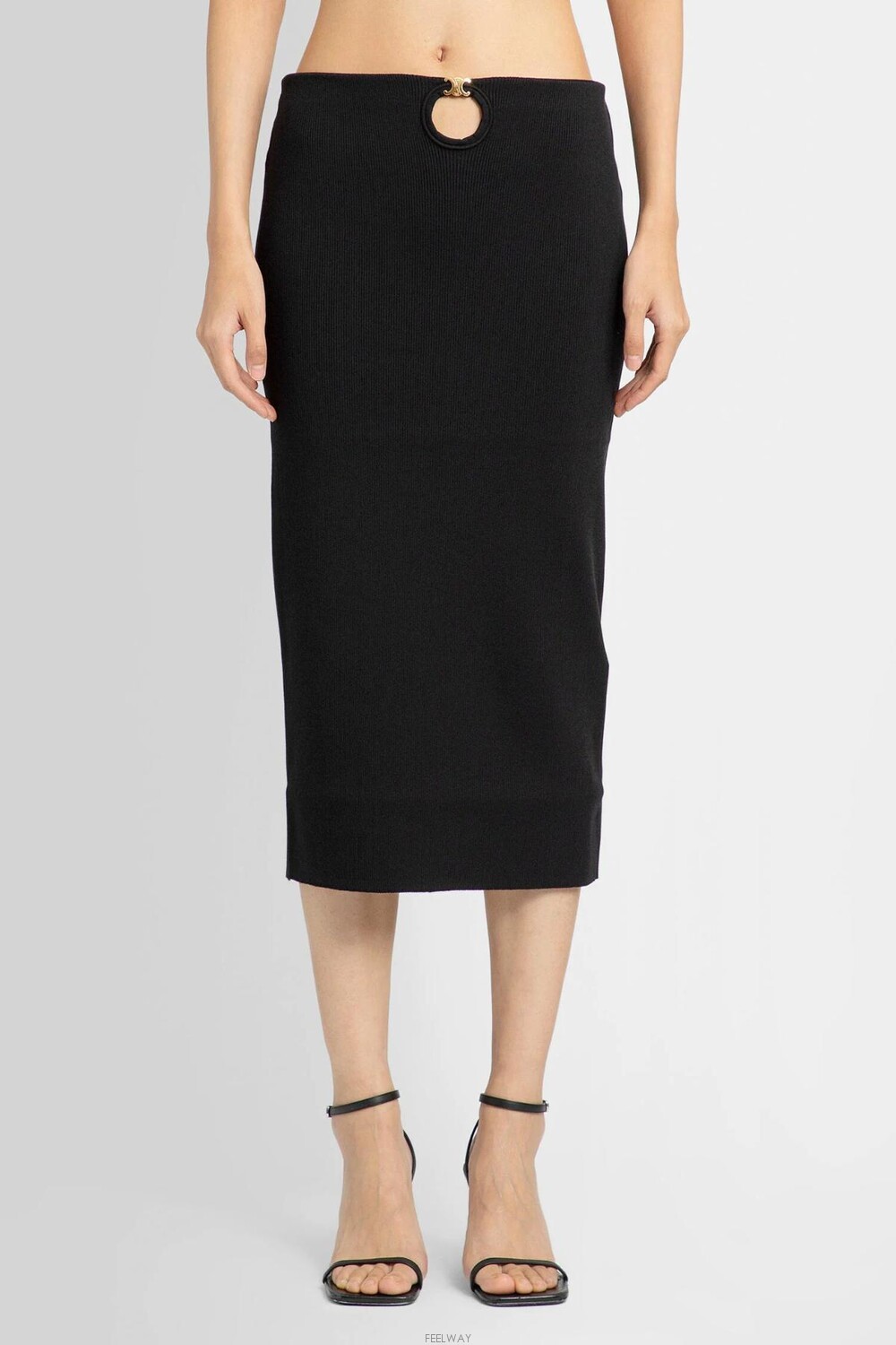 CELINE EMBLEM SKIRT 