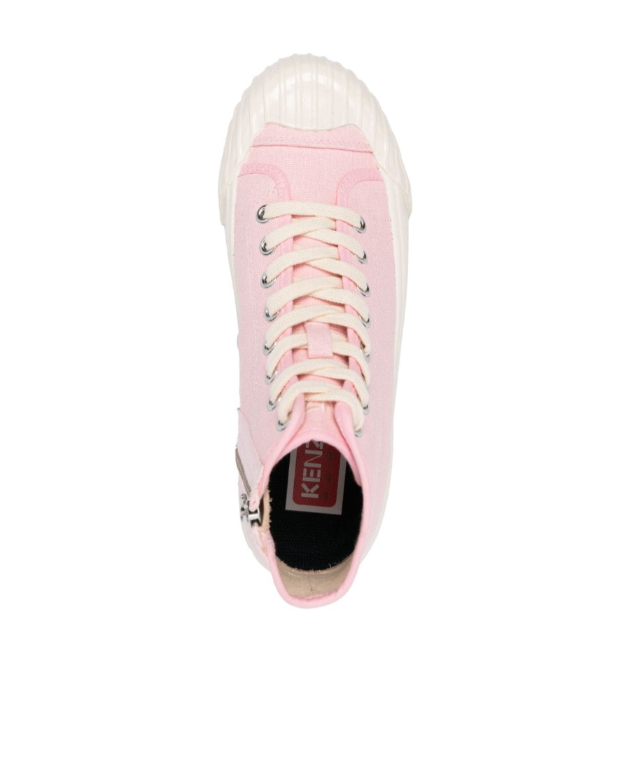 Kenzo School High-top Sneakers In Pink