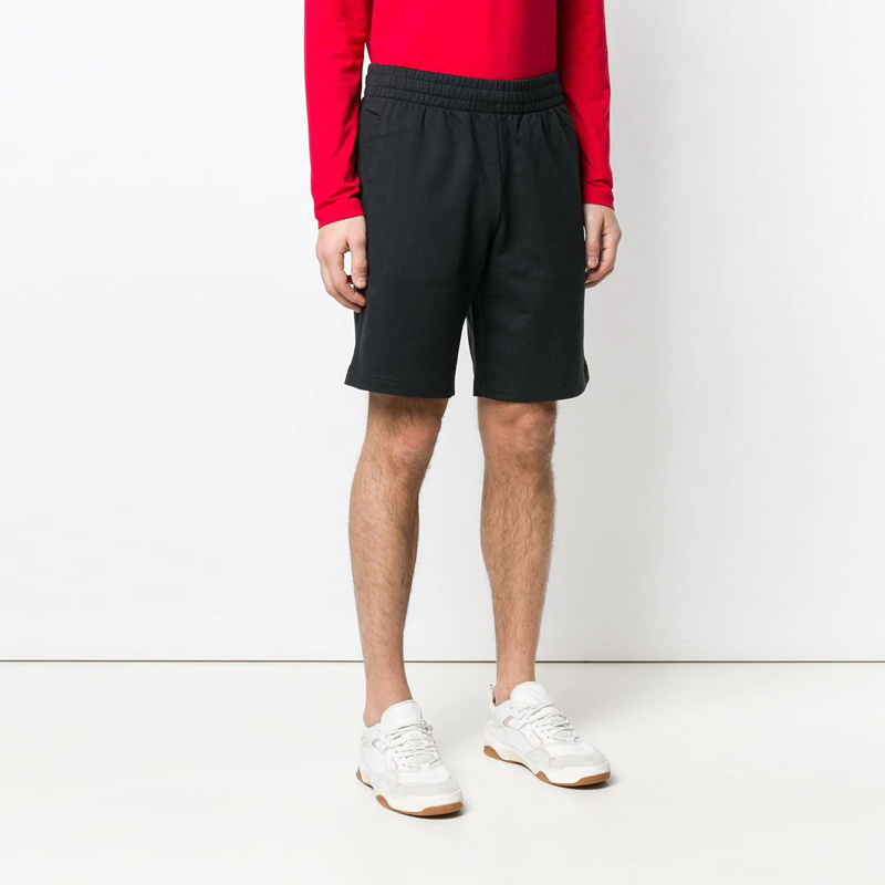Emporio Armani Logo Printed Shorts In Black