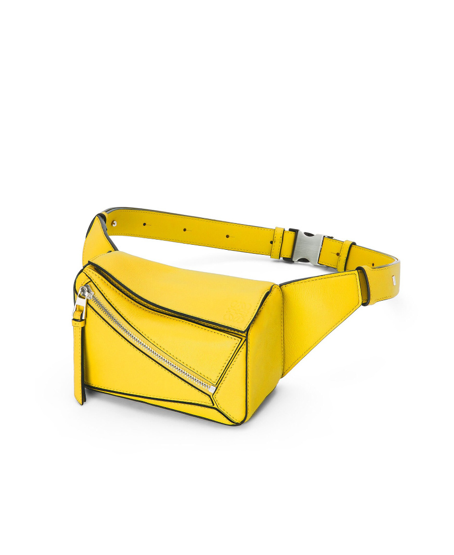 LOEWE MINI PUZZLE BUMBAG IN CLASSIC CALFSKIN