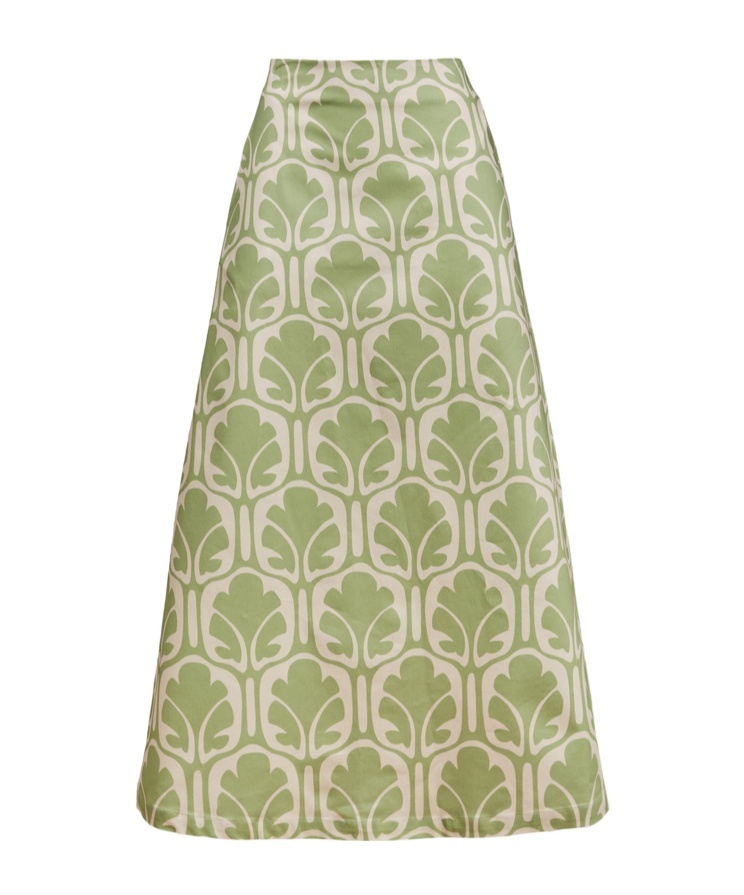 La Doublej A-long Skirt In Nude
