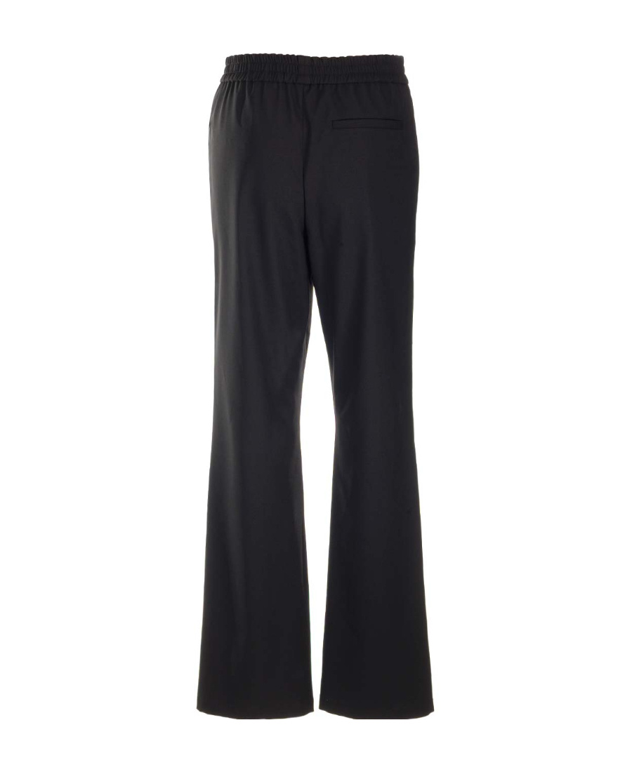Loewe Straight-leg Wool Trousers In Black