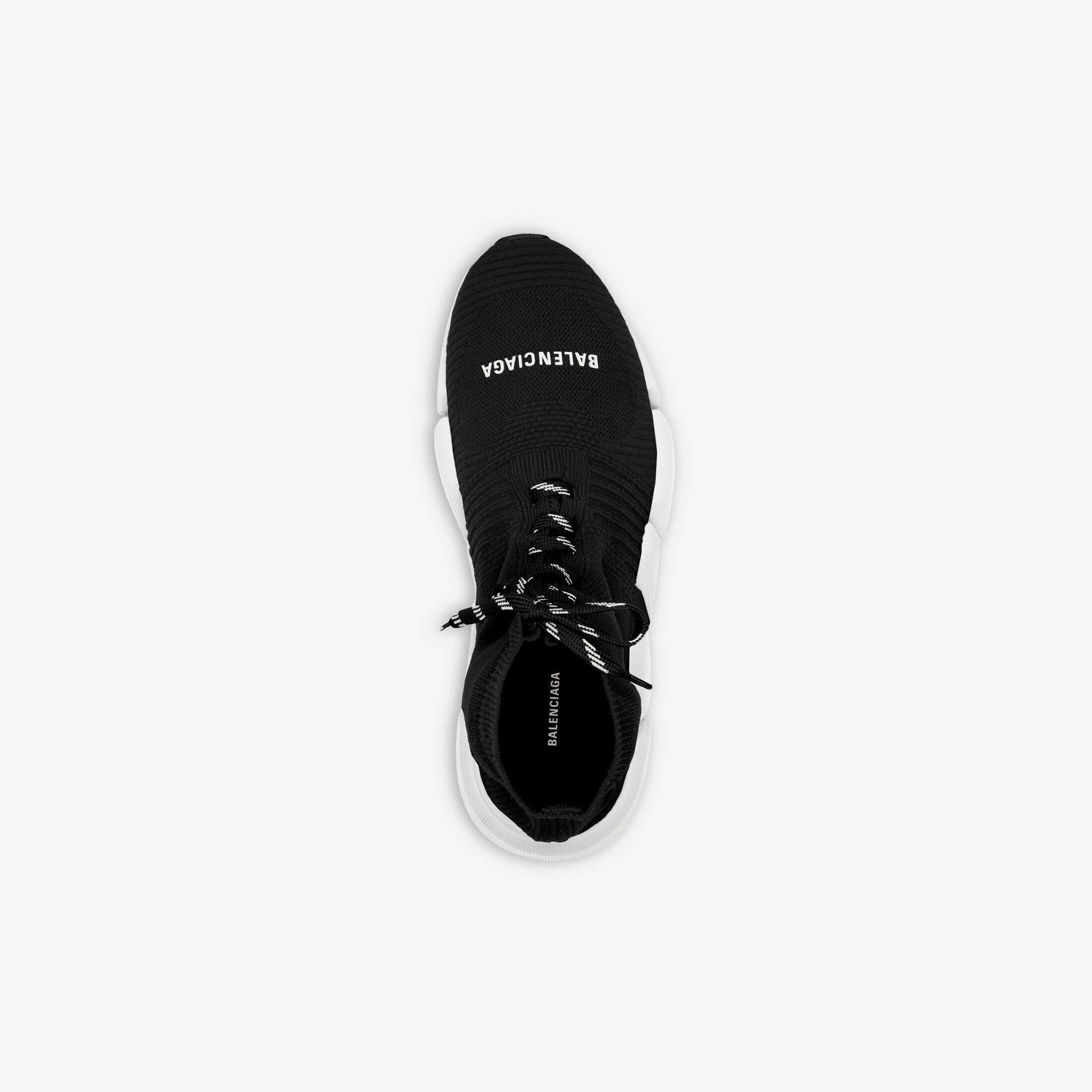 Balenciaga Speed 2.0 Lace-up Knit Sneakers- Delivery In 3-4 Weeks In Black