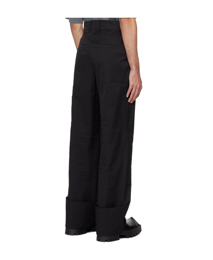 We11 Done Roll-up Four Bags Of Casual Pants In Black