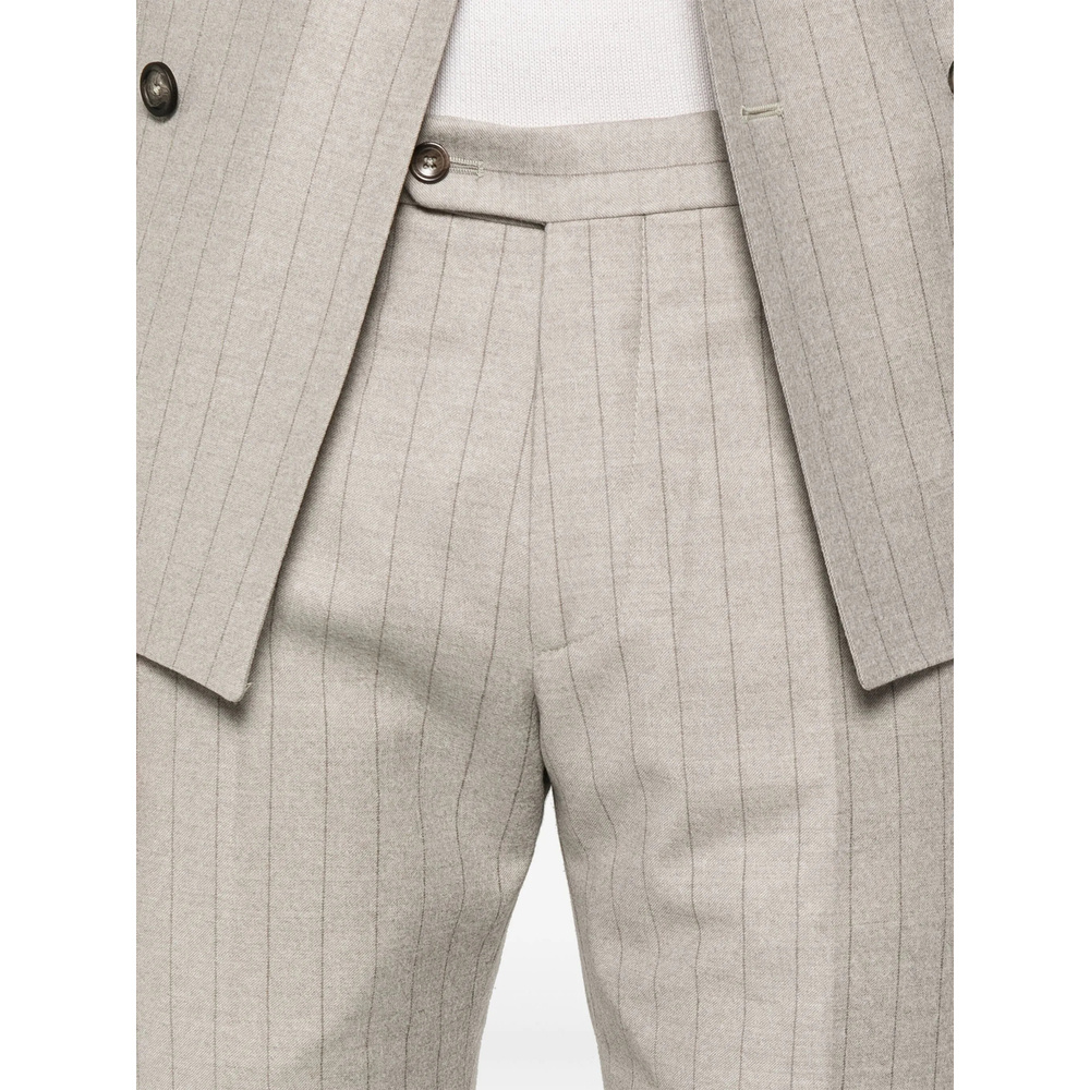 Tagliatore Long Sleeve Blazer And Belt Loop Pants Set