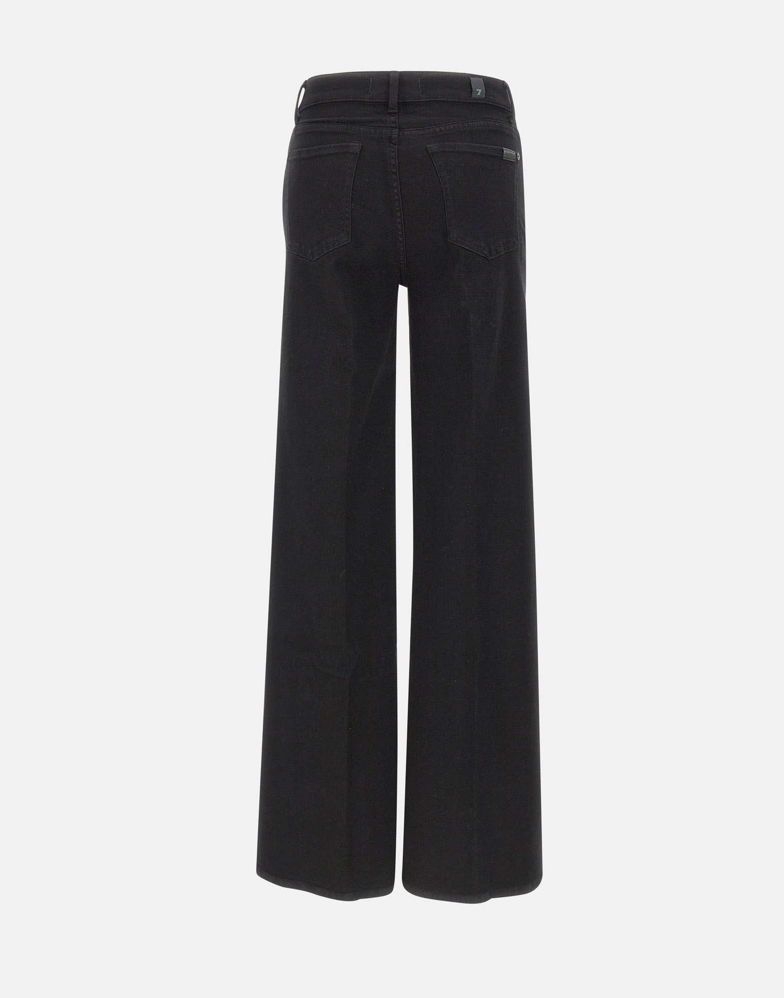 7 For All Mankind Straight-leg Jeans In Black