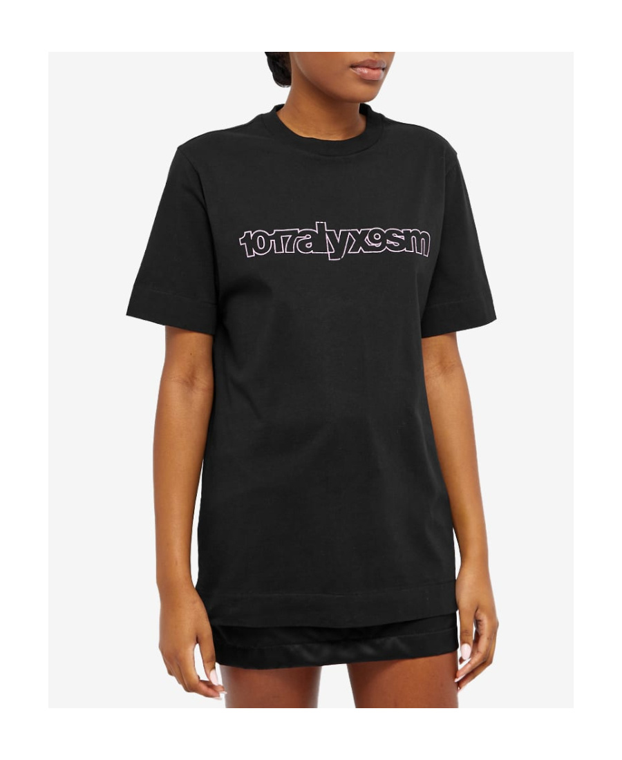 Alyx T-shirt With Round Neck And Short Sleeves In Black