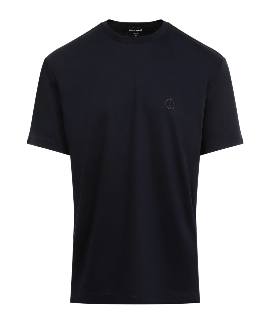 Giorgio Armani Short-sleeved T-shirt In Black