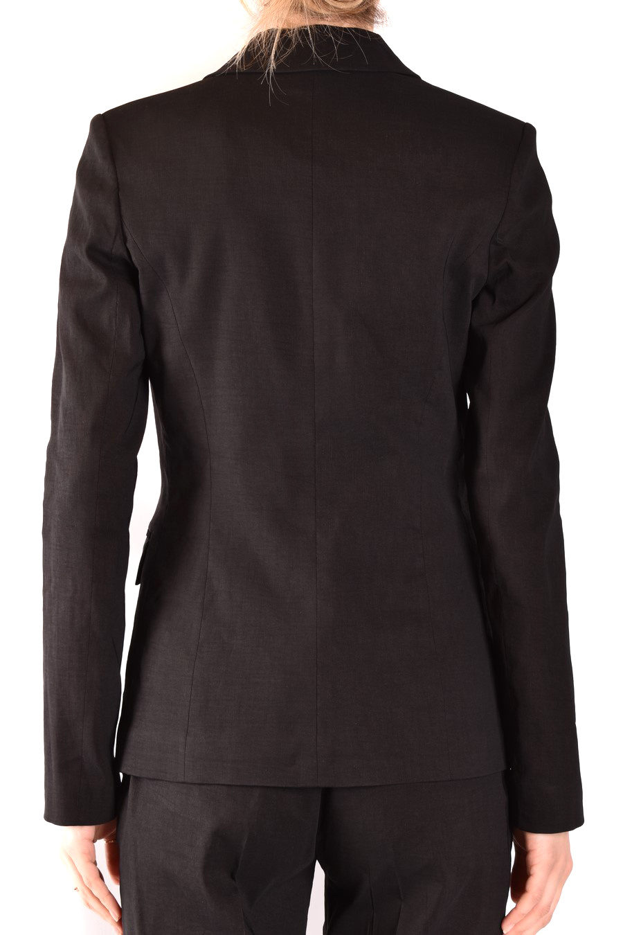 Pinko Farida Silk-blend Tailored Shirt With Notched Lapel In Black