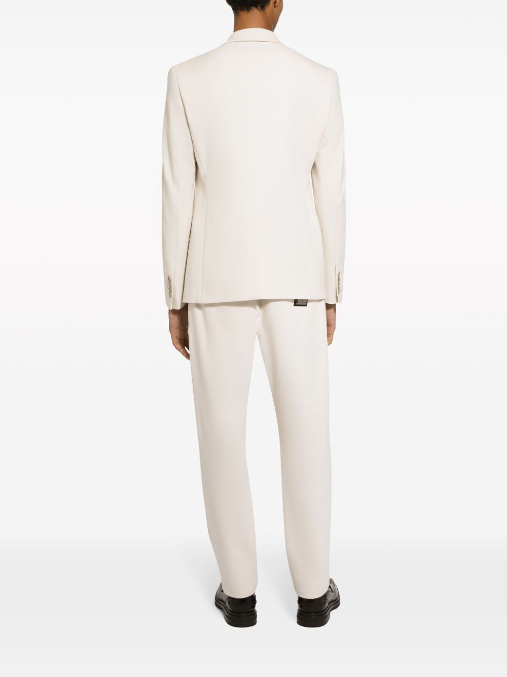 Dolce & Gabbana Single-breasted Notched-lapels Blazer In White