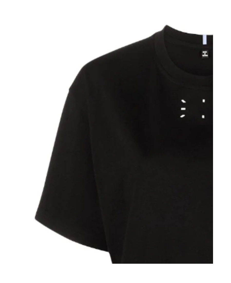 Mcq By Alexander Mcqueen Logo Print T-shirt Dress In Black