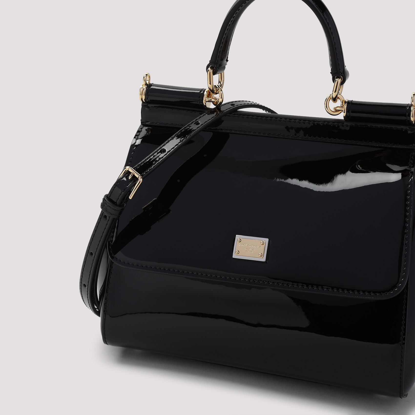 Dolce & Gabbana Siiciliy Shoulder Bag In Black