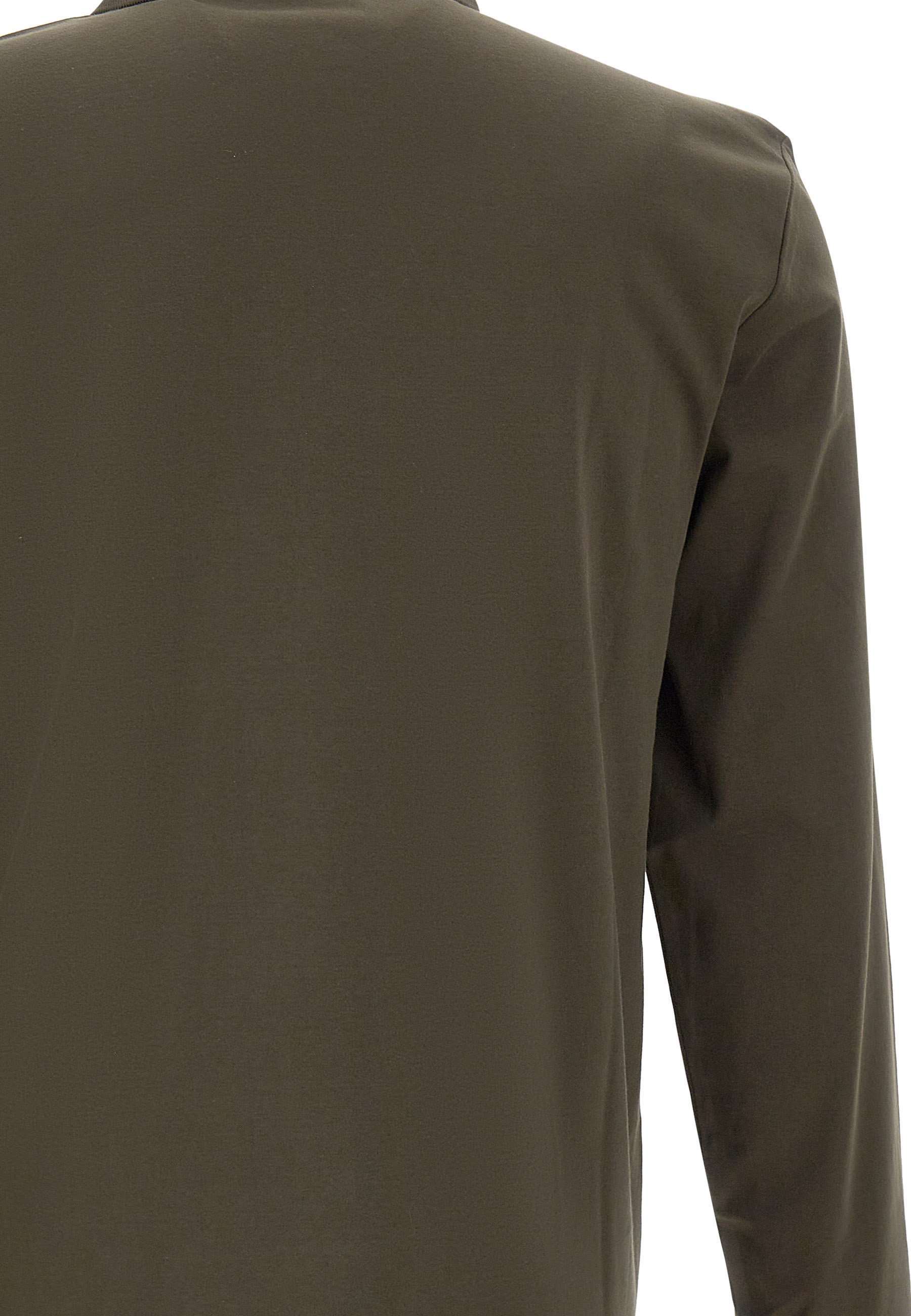 Hugo Boss Long-sleeve Polo Shirt In Brown